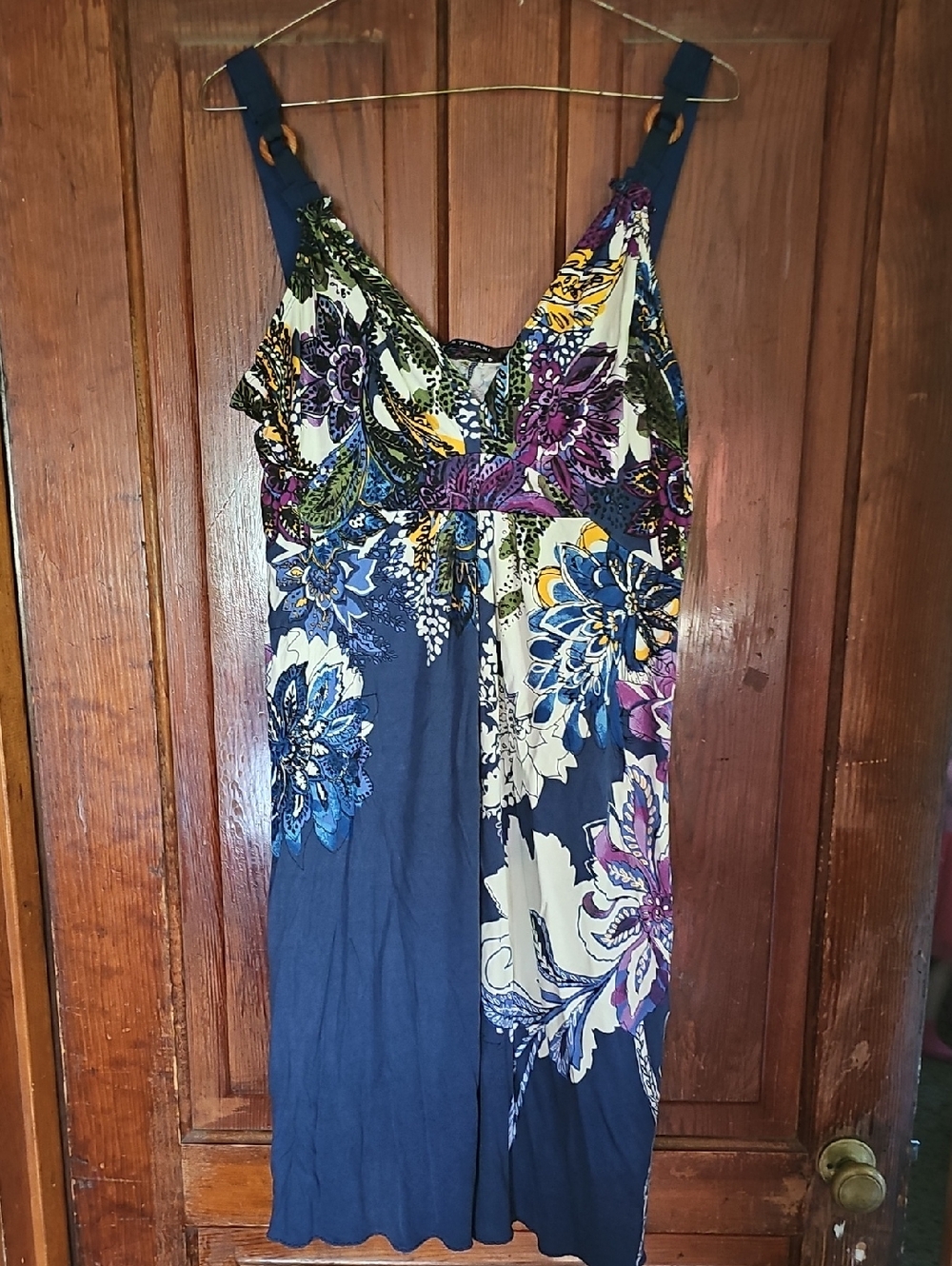 Elie Tahari Multicolor Abstract Print Top - Green, Blue, Purple, Black